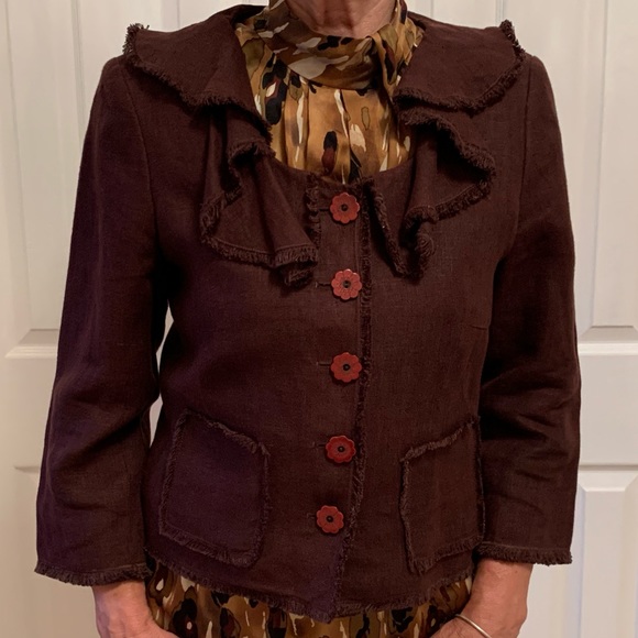 harvé benard by benard holtzman jacket size 6 - Picture 1 of 3